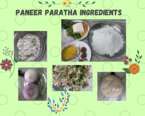 PANEER PARATHA INGREDIENTS