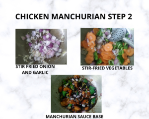 chicken manchurian step 2
